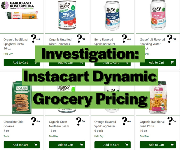 Investigation: Instacart Dynamic Grocery Pricing